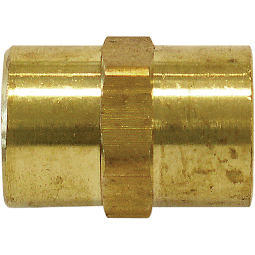 RACCORD FEMELLE HEXAGONAL(F)NPT1/4"-(F)1/4"LAITO, Laiton O-Max