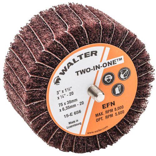 Meule &agrave; lamelles abrasives Two-In-One O-Max