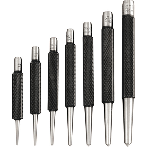 7-Piece Centre Punches With Square Shank O-Max