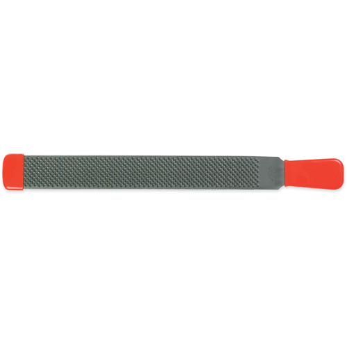R&acirc;pe et lime pratique pour ferblantier avec poign&eacute;e coussin&eacute;e, Rectangulaire, 17-1/10", Demi-douce O-Max
