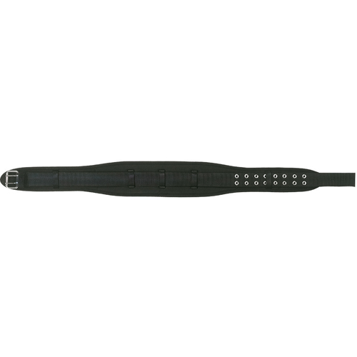 5" Wide Padded Comfort Belt, Canvas, Black O-Max