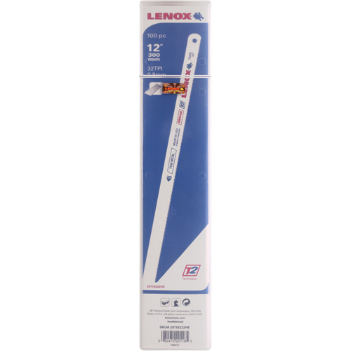 Lames pour scie &agrave; m&eacute;taux, Bim&eacute;tal, 12" lo, 32 dents par pouce O-Max