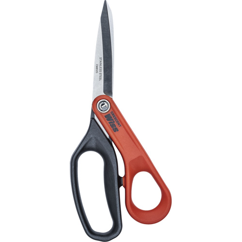 Cisaille tout usage en acier inoxydable pour ouvrier professionnel, 8-1/2", Poign&eacute;e Anneaux O-Max