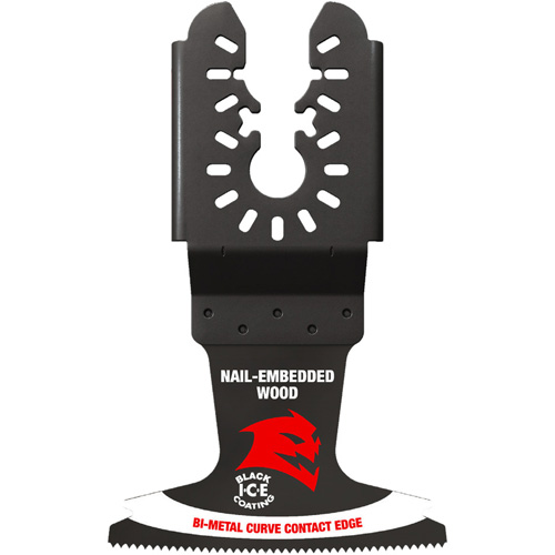 Demo Demon 2-1/2" Universal Fit Bi-Metal Oscillating Blade for Nail-Embedded Wood O-Max