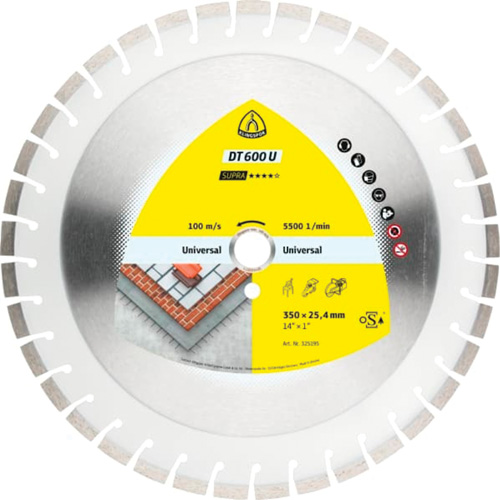 DT 600 U Supra Large Diamond Cutting Blades O-Max