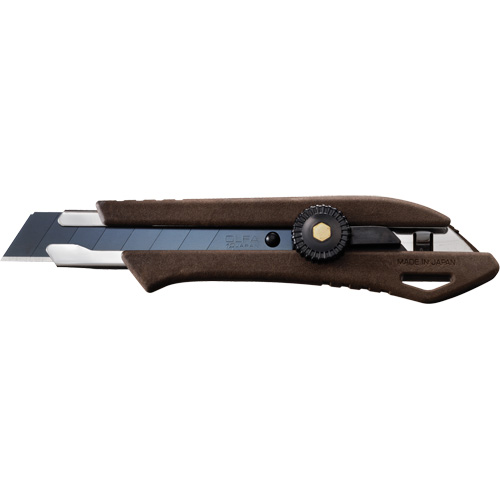 Ratchet Lock Knife, 18 mm, Wood Handle O-Max