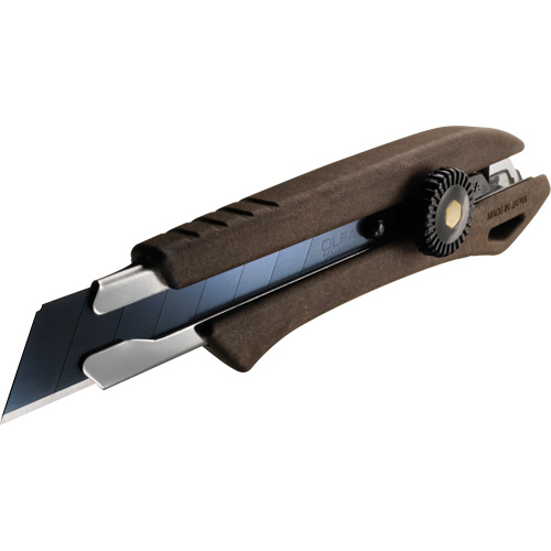 Ratchet Lock Knife, 18 mm, Wood Handle O-Max