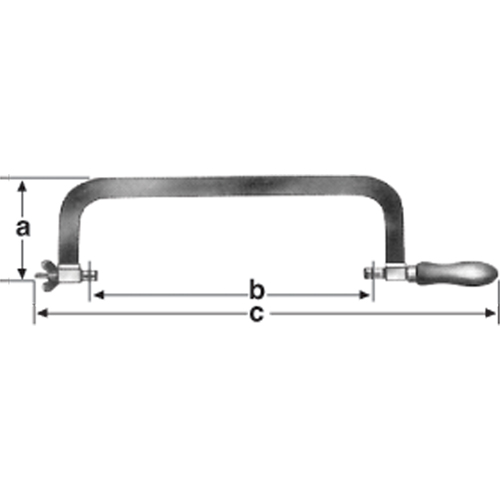 Hacksaw Frame, 12" O-Max