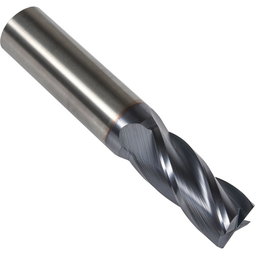 Fraise en bout carr&eacute;e 30° S234, 1/16" dia., 1-1/2" lo, 4 cannelures, 1/8" tige, Carbure O-Max