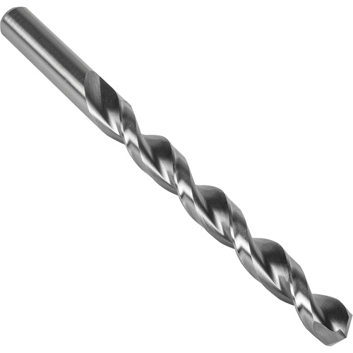 Parabolic Flute Jobber Drill Bit, High Speed Steel, 5/64", 2" L, 1" Flute, 135° Point Angle O-Max