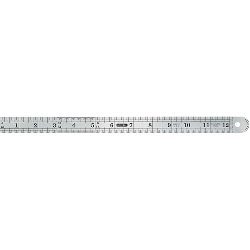 Industrial Precision Flexible Ruler, 13" L, Steel O-Max