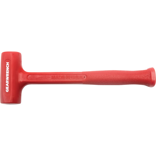 One-Piece Dead Blow Hammers-Slimline, 9 oz., Textured Grip, 10-5/8" L O-Max