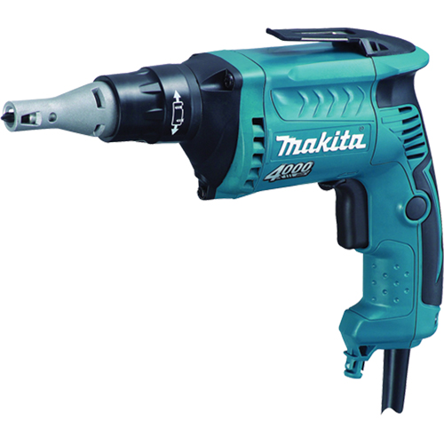 Drywall Screwdriver, 1/4" Chuck, 6 A, 120 V, 0-4000 RPM, Keyless Chuck O-Max