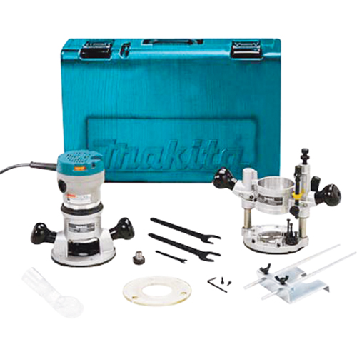 Heavy-Duty 2 1/4 HP Variable Speed Plunge Router Kit O-Max