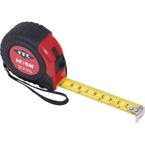 ITM-316R M&egrave;tre &agrave; ruban m&eacute;trique, 3/4" x 16' O-Max