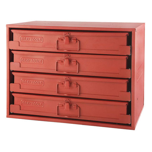 R&acirc;telier avec 4 boîtes &agrave; compartiments, 4 compartiments, 20-1/2" la x 12-1/2" p, 14-5/8" h, Rouge O-Max