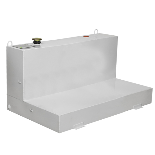 Steel Fuel Transfer Tank, Steel, 100 Gal. Capacity, White O-Max