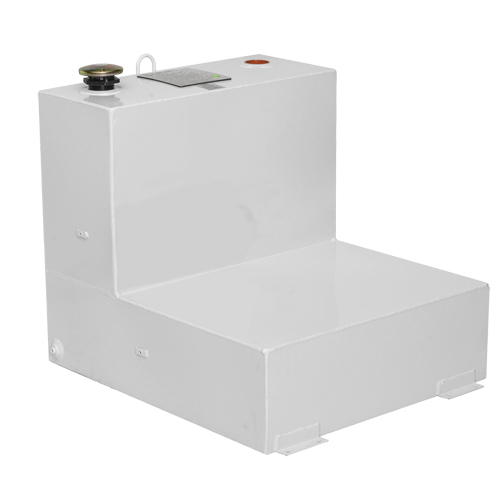 Steel Fuel Transfer Tank, Steel, 48 gal. Capacity, White O-Max