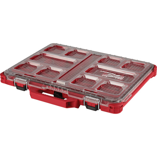 Organisateur profil&eacute; Packout, 19-3/4" x 16-2/5" x 2-1/2", Noir/Rouge O-Max