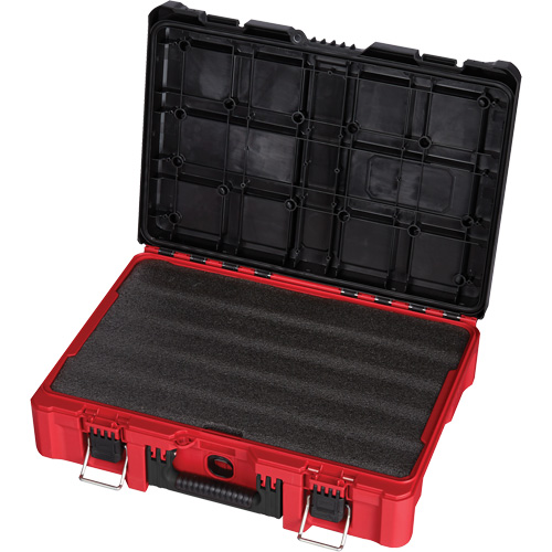Packout Tool Case with Customizable Insert, 20-7/10" x 15-1/5" x 6-1/5", Black/Red O-Max