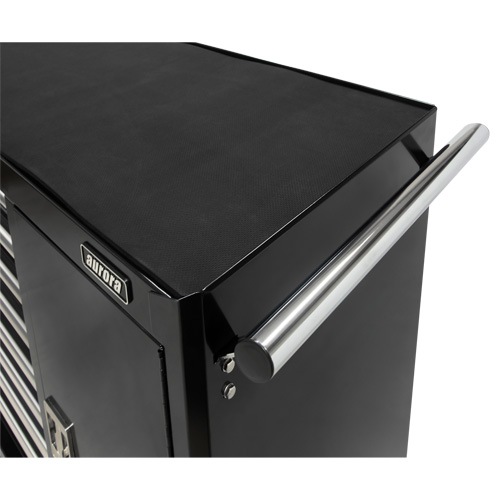 Industrial Tool Cart, 8 Drawers, 44-3/10" W x 21-1/10" D x 36-7/10" H, Black O-Max