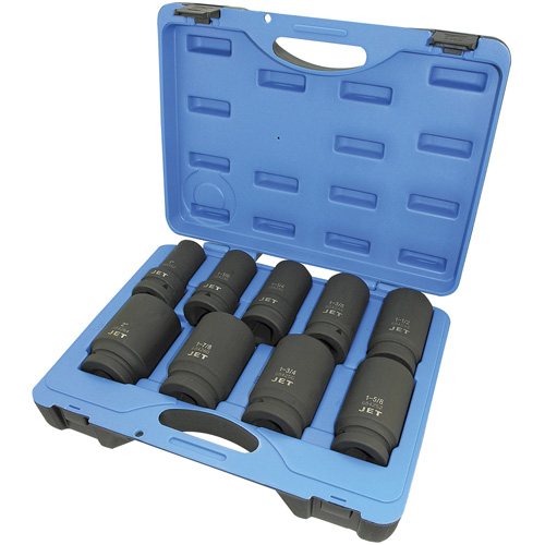 PS901D 6-Point SAE Socket Set, 9 Pcs, Impact, 1" Drive Size, Deep O-Max