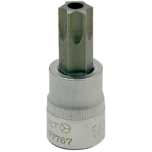 Douille &agrave; embout, Torx inviolable, T-55 x 2" lo, Prise 3/8" O-Max