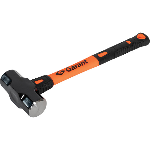 Double-Faced, Fiberglass Sledge Hammer, 4 lbs., 16", Fibreglass Handle O-Max