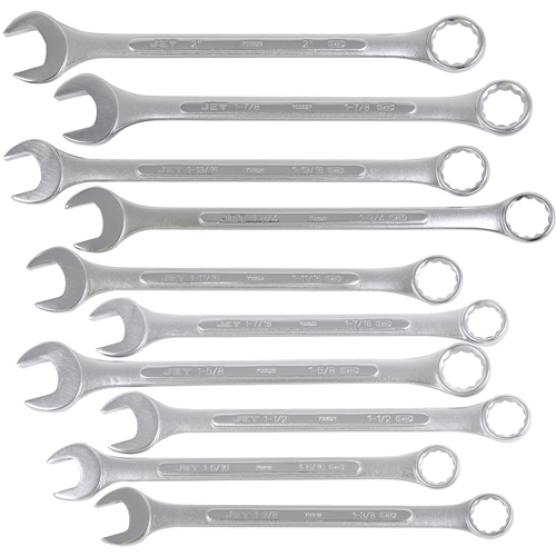 JCW-10-2 10-Piece Combination Wrench Set, 10 Pieces, Imperial O-Max