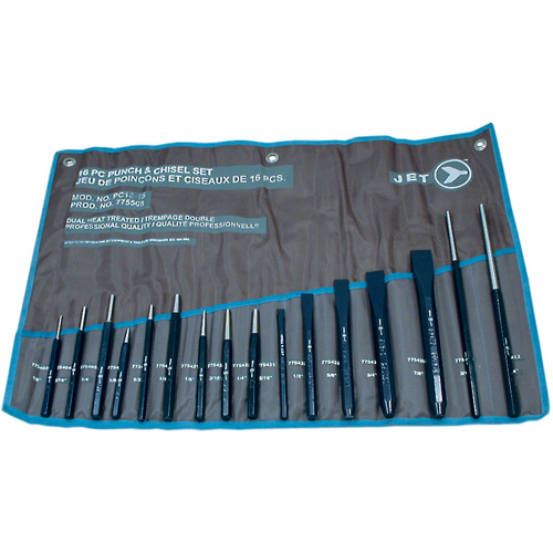 Jeu de poinçons et ciseaux PC16-1S, 16 morcea O-Max