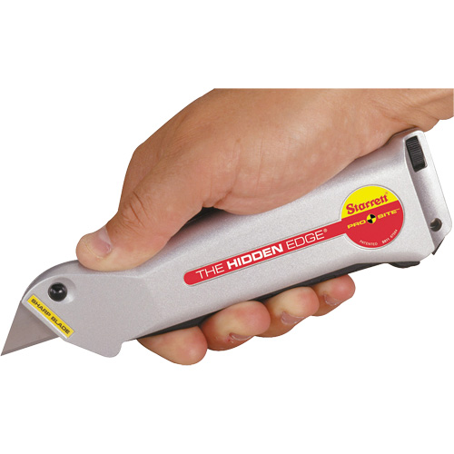 Couteau Hidden Edge, 19 mm, Acier, Prise en Aluminium O-Max