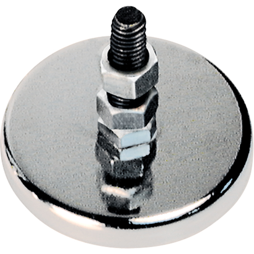 Aimants ronds &agrave; profil bas, dia. 2-5/8", Force de 41  lb O-Max