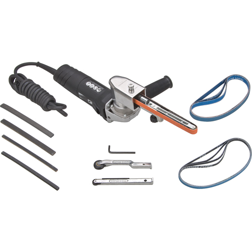 Electric Dynafile&reg; II  Abrasive Belt Machines, 1/8" - 3/4" O-Max