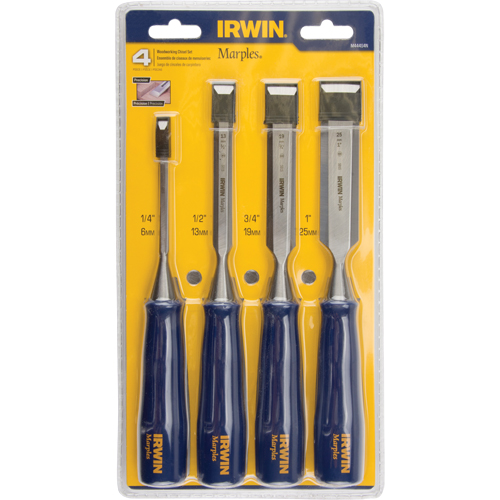 Irwin Marples&reg; Blue Chip&reg; Woodworking Chisels O-Max