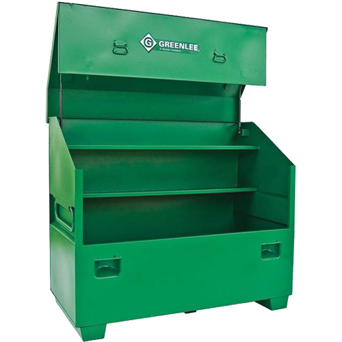 Jobsite Chest, 60" W x 30" D x 48" H, Green O-Max