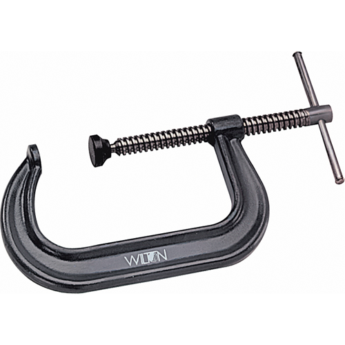 C-Clamp, 4-1/4" (108 mm) Capacity, 3-1/4" (83 mm) Throat Depth O-Max