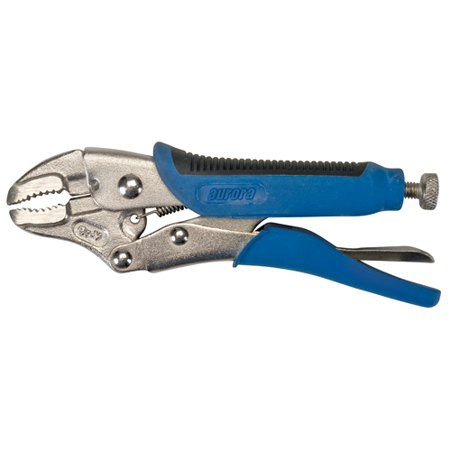 Pince-&eacute;tau avec coupe-fils, Longueur 5", M&acirc;choire courb&eacute;e O-Max