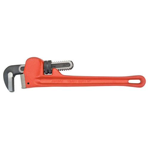 Pipe Wrench, 2" Jaw Capacity, 14" Long, Powder Coated Finish O-Max