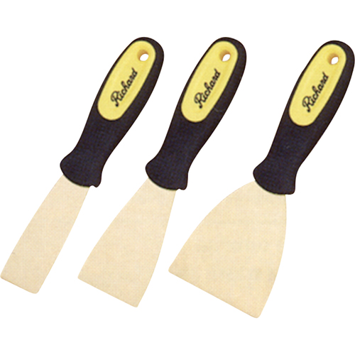 Couteaux rigides pour mastic, 1-1/4", Lame en Laiton O-Max