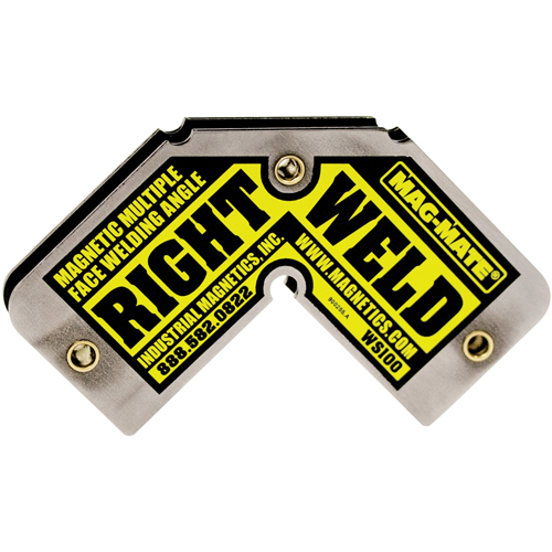 Magnetic Welding Squares, 5-1/2" L x 5/8" W x 2-7/8" H, 40 lbs. O-Max