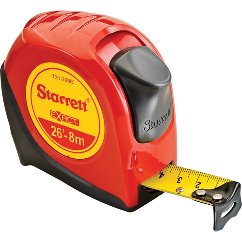 Control Series Measuring Tape, 1" x 26', 1/16" Graduations O-Max