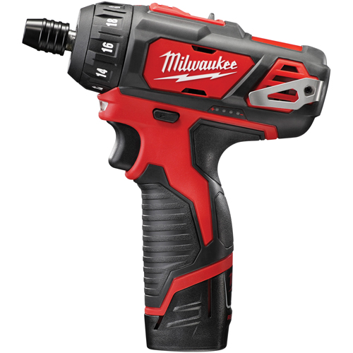 Ensemble tournevis hexagonaux &agrave; 2 vitesses M12, 1/4", 12 V, 275 lb-po couple max., Lithium-ion bloc-pile O-Max