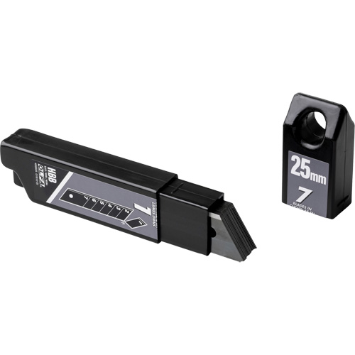 Lames de rechange noires tr&egrave;s aiguis&eacute;es, Style Cassable O-Max