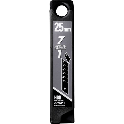 Lames de rechange noires tr&egrave;s aiguis&eacute;es, Style Cassable O-Max