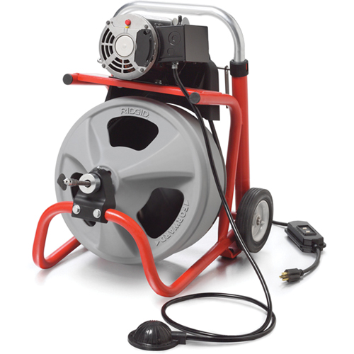 K-400 Drain Cleaning Machine with C-31 IW Cable, Electric, 3/8" O-Max