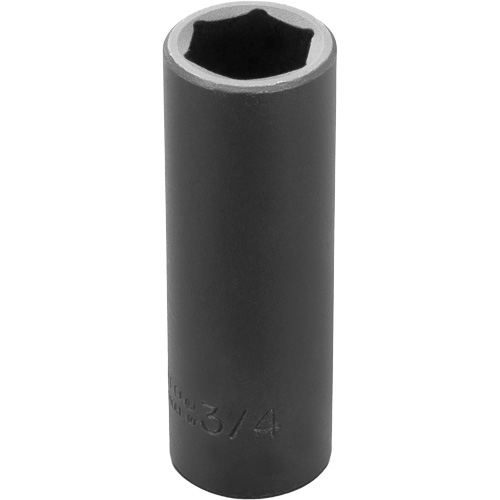Douille, Chocs, 3/4", Prise 1/2", 6 pans, Profond O-Max