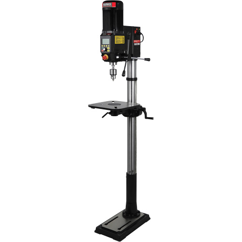 Perceuses &agrave; colonne de plancher Nova Viking DVR, 16", Mandrin 5/8", 3000 tr/min O-Max