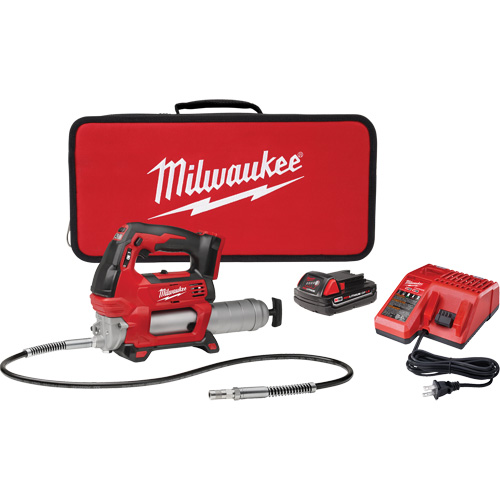 Ensemble de pistolet graisseur sans fil &agrave; deux vitesses M18, Lithium-ion, 18 V O-Max