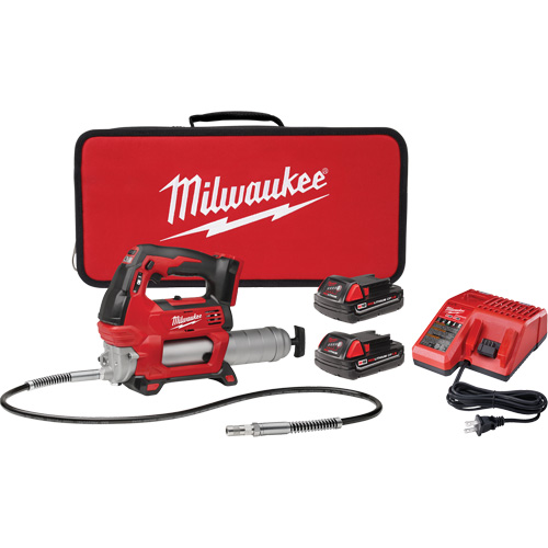 Ensemble de pistolet graisseur sans fil &agrave; deux vitesses M18, Lithium-ion, 18 V O-Max