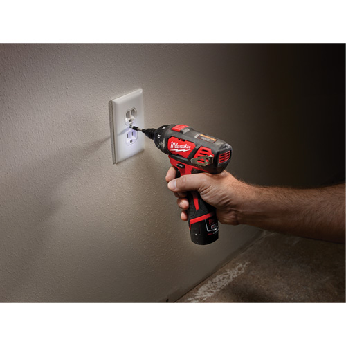 Tournevis hexagonal M12, 1/4", 12 V, 175 lb-pi couple max., Lithium-ion bloc-pile O-Max